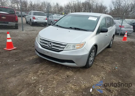 2012 Honda Odyssey Ex z USA, uszkodzony, nr VIN 5FNRL5H42CB091538